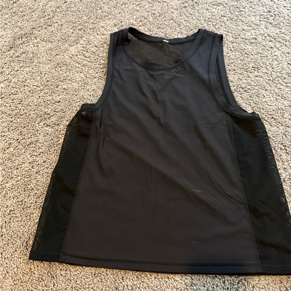 Black Sleeveless Athletic Top Lululemon